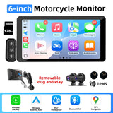 6 Inch Motorcycle GPS DVR with Quick Release Bracket
