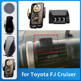 Wireless Charging Phone Mount for Toyota FJ Cruiser Car Phone Holder CATUSIKI