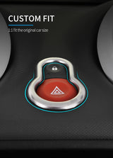Warning Light Button Trim for Smart 453 Car Interior Accessory GMUNI