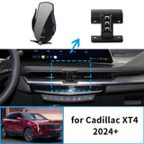 Smart Wireless Charging Phone Holder for Cadillac XT4 2024–2026 Car Phone Holder CATUSIKI