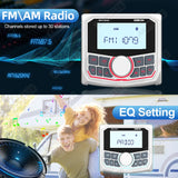 Waterproof MP3 Stereo for Universal Marine Vehicles Car Interior Accessory OEM