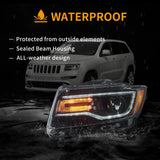 Vland Head lights W/ Anim. for Jeep Grand Cherokee 2011