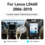 12.1-Inch Android Head Unit with CarPlay for Lexus LS460 2006-2010 Android Head Unit Aotsr