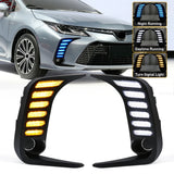 LED DRL Fog Light Assembly for Toyota Corolla 2019-2022 Car Interior Accessory MAGIC COLORM 3 Colors DRL A