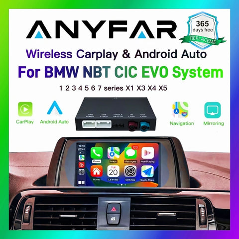 Wireless CarPlay Android Auto Retrofit for BMW 6 Series 2010–2020 CarPlay Retrofit Module ANYFAR