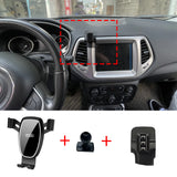 Smart Wireless Charging Phone Holder for Jeep Compass 2017–2020