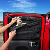 Rear Window Storage Bag for Jeep Wrangler JK JL 4-Dr