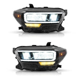 LED Headlights w Daytime Running Lamp for Tacoma 16-23 Car Interior Accessory Vland Amber United States