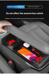 For ZEEKR 7X Car Armrest Storage Box Interior Modification Center Console Storage Box