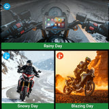 GPS Navigation Screen 5in HD Universal Motorcycle Android Head Unit Aoocci
