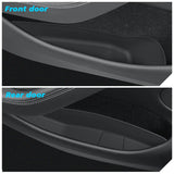 For New Tesla Model Y 2025 Launch Juniper Car Door Side Storage Box Front TPE Door Storage Organizer Tray Interior Accessorie