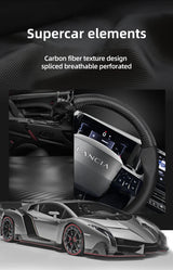 Breathable Carbon Fiber Wheel Cover for Lancia Car Interior Accessory Hocasen