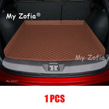 High Quality Leather Car Trunk Mat Cargo Liner For BYD Sealion 5 DM-i 2025 2026 Car Boot Carpet Interior Accessories Covers