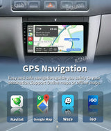 2K QLED Android Head Unit with Wireless CarPlay for VW Golf 4