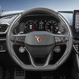 Carbon Fiber Steering Wheel Cover for Cupra Models