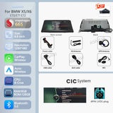 Snapdragon Wireless CarPlay Radio for BMW X5 X6 2007–2013