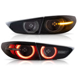 LED Tail Lights with Dynamic Welcome for Mazda3 2019-22