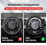 Carbon Fiber Leather Wheel Cover for Mini R50 R56