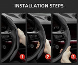 Suede Anti-Slip Steering Wheel Cover for Volkswagen