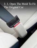 For Zeekr 007 001x Seat Belt Socket Protection Cover Scratch Resistant Silicone Cover Automotive Accessories