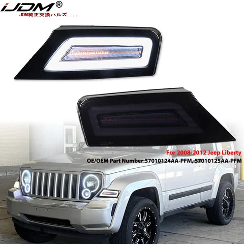 Sequential Switchback LED Turn Signal for Jeep Liberty Car Interior Accessory iJDM