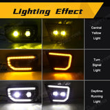 LED DRL Turn Signal for Ford Ranger 2022-2024 Car Interior Accessory OEM