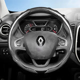 Carbon Fiber Wave Steering Cover for Renault Cars