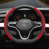 Suede Anti-Slip Steering Wheel Cover for Volkswagen