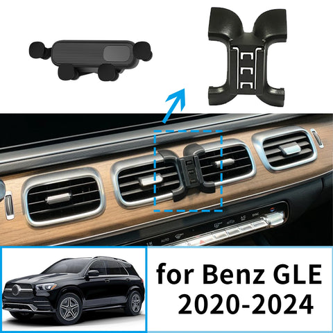 Wireless Charging Phone Mount for Mercedes Benz GLE 2020-2025 Car Phone Holder CATUSIKI