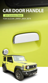Stainless Steel Door Handle Covers for Jimny JB64 JB74 Car Interior Accessory OEM
