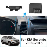 Wireless Fast Charging Phone Mount for KIA Sorento 2009–2015 Car Phone Holder CATUSIKI