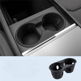 For Tesla Model 3 Highlander Juniper Silicone Cup Holder Insert Mat Center Console Anti Slip Water Cup Pad