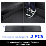 Center Console Side Anti-Kick For Tesla New Model Y Juniper 2025 Launch TPE Cover Mats Rear Console and Underseat Protectors