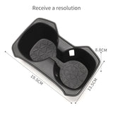 Toyota RAV4 2019 - 2022 Anti-Slip Shock-Absorbing Cup Holder Central Console Armrest Storage Box TPE Accessories