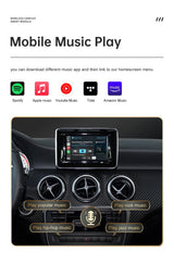 Wireless CarPlay Android Auto Interface for Mercedes-Benz 2011-2015