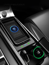 Wireless 15W Fast Phone Charger Audi A6L A7 S6 S7 Car Interior Accessory LINGLUYANG