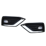 Front Bumper Chrome Fog Light Grille for Volvo S60 Car Interior Accessory LINGLUYANG S60 2020-2024