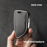 Metal and Leather Car Key Case for BMW Car Key Case OEM