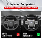 Breathable Carbon Fiber Wheel Cover for Ford Auto