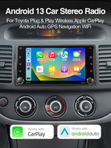 Android 13 Head Unit 7 inch Wireless CarPlay for Toyota Android Head Unit AKAMATE