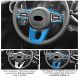 For Kia K3 Forte Cerato (2019-2021) Steering Wheel Cover + Gear Shift Boot Interior Tuning Accessory Set Car Interior Accesso