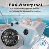 IPX5 Waterproof Marine Stereo Bluetooth 200W for RV Boat