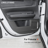Scratch Resistant Door Sill Strip for Polestar 4 Car Interior Accessory LINGLUYANG