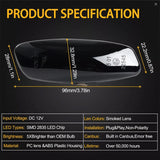 Dynamic LED Side Marker Light for Peugeot/Citroen Car Interior Accessory iJDM