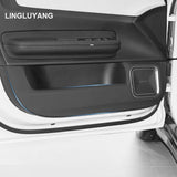 Scratch Resistant Door Sill Strip for Polestar 4 Car Interior Accessory LINGLUYANG