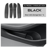 For Tesla New Model 3+ Highland 2024 Rear Full Storage Box Door Handle Armrest Tray Organizer