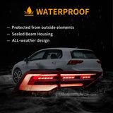VW Golf MK8 LED Tail Lights with Sequential Signal Tail Light Assembly Vland