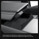 Tesla Model Y Launch 2025+ Juniper Center Console Armrest Storage Box Glasses Tray Organizer Car Interior Accessories Dash Ac