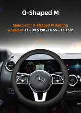 Breathable Leather Steering Wheel Cover for Mercedes C Car Interior Accessory Hocasen
