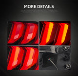 LED Tail Light w/ Sequential Signal for Ford Mustang 2015-2023